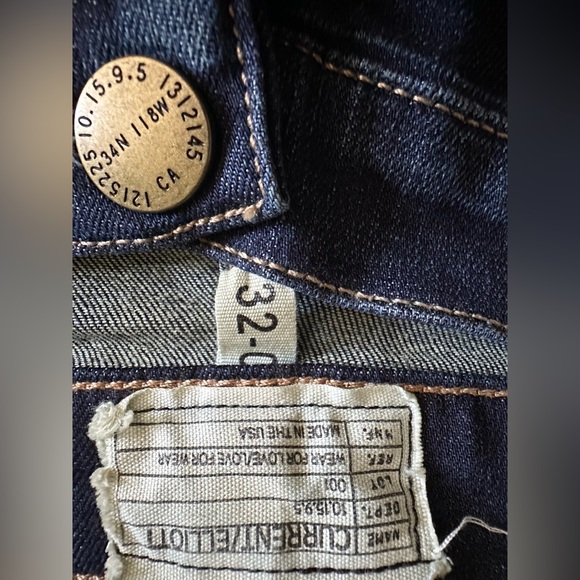 NWOT - Current/Elliott Stiletto Skinny Jean. Size 32 in rich dark wash. - Picture 3 of 7